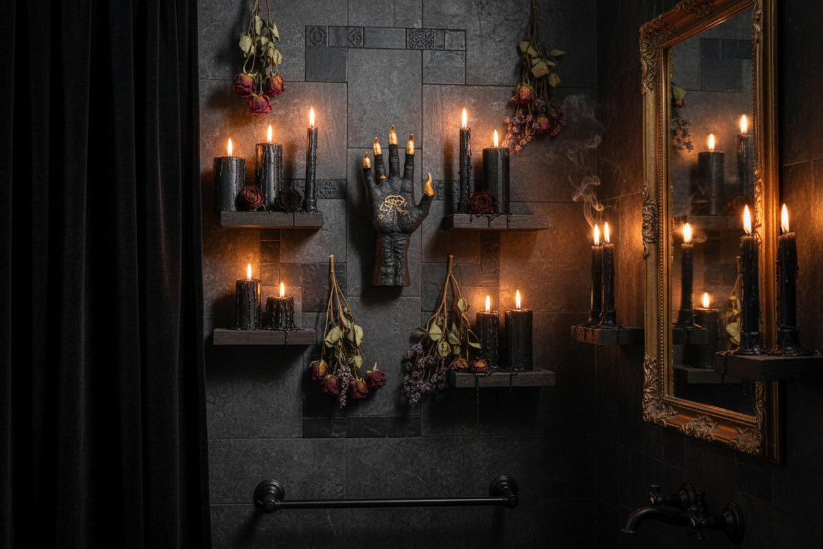 Witch's Claw - Sorceress Sanctuary Small black 15cm65212035-Black gold trumpet 15cm65212035A-Black gold 16*11*28