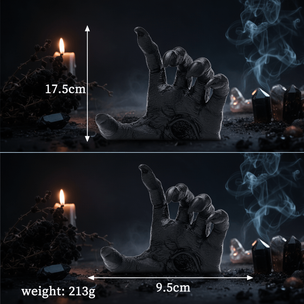 Witch's Claw - Sorceress Sanctuary Small black 15cm65212035-Black gold trumpet 15cm65212035A-Black gold 16*11*28