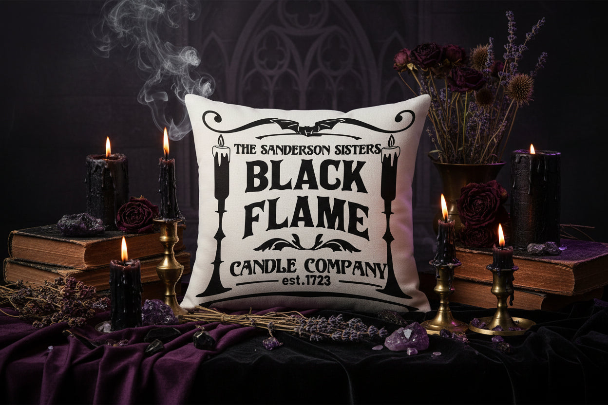 Witchcraft Pillow Covers - Sorceress Sanctuary A / 45x45cm-B / 45x45cm-C / 45x45cm-D / 45x45cm