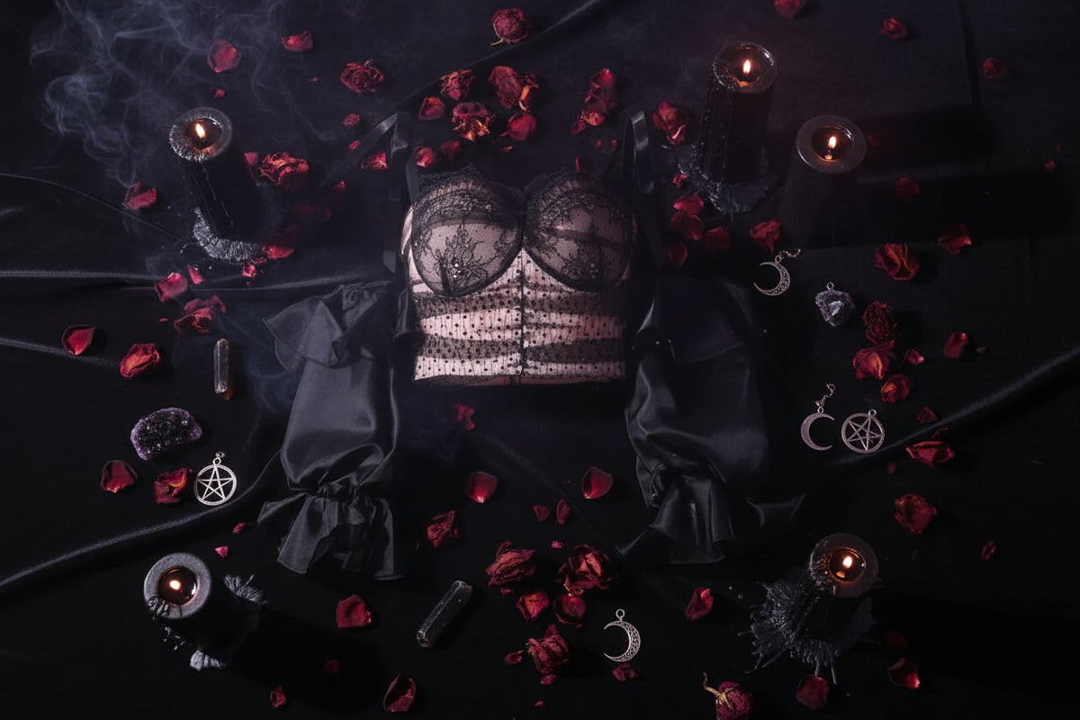 Witchy Lace Camisole - Sorceress Sanctuary black / S-black / M-black / L
