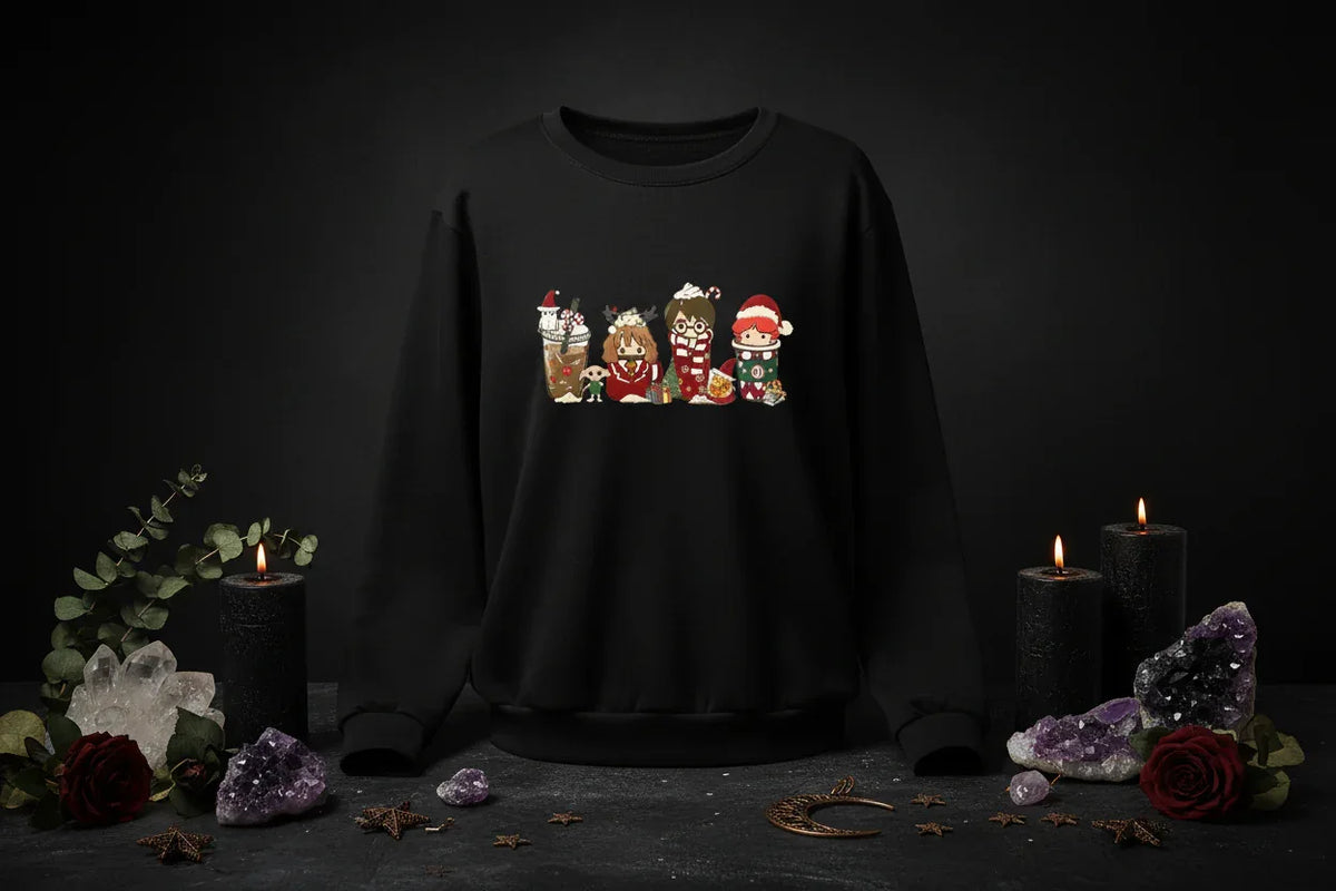 Wizard Sweatshirt - Sorceress Sanctuary Black / XS-Black / S-Black / M-Black / L-Black / XL
