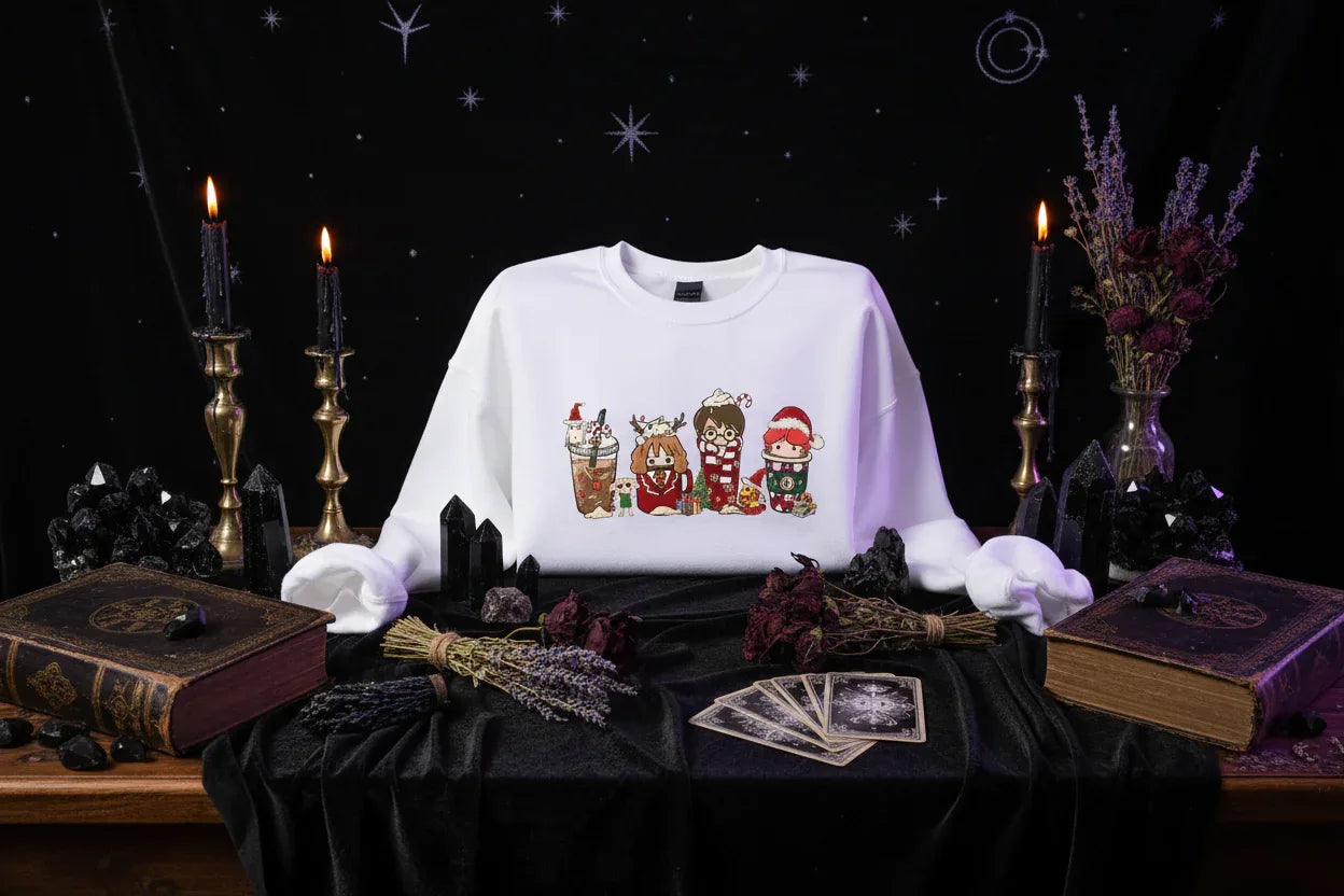 Wizard Sweatshirt - Sorceress Sanctuary Black / XS-Black / S-Black / M-Black / L-Black / XL