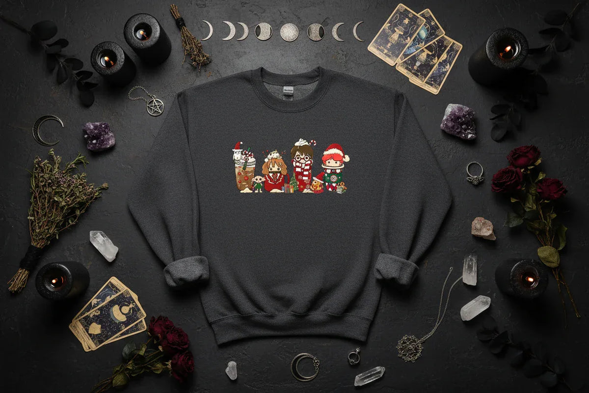 Wizard Sweatshirt - Sorceress Sanctuary Black / XS-Black / S-Black / M-Black / L-Black / XL