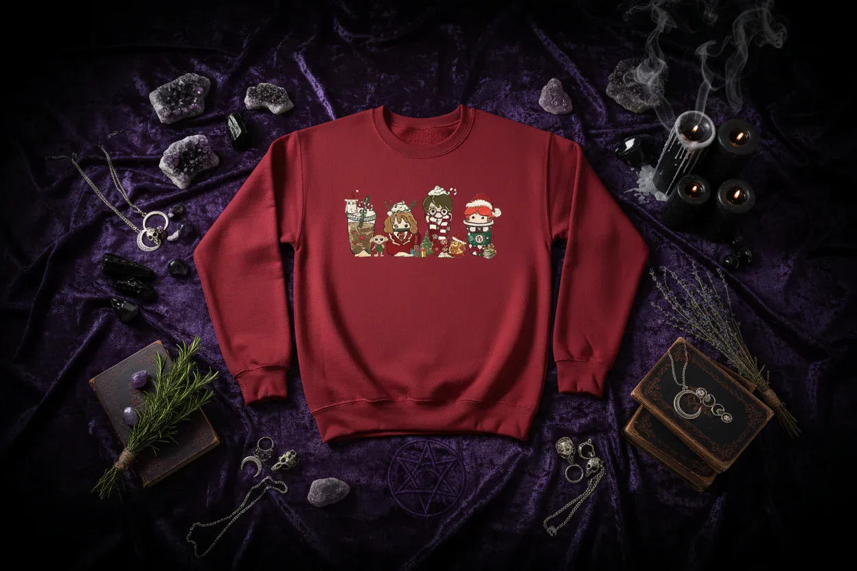 Wizard Sweatshirt - Sorceress Sanctuary Black / XS-Black / S-Black / M-Black / L-Black / XL