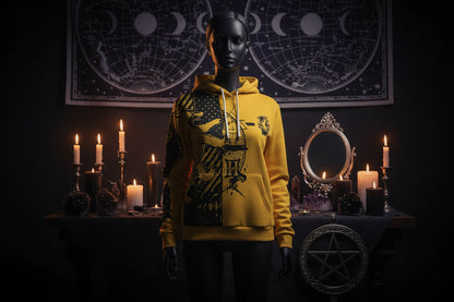 Wizarding Hoodie - Sorceress Sanctuary Red and yellow / XS-Red and yellow / S-Red and yellow / M-Red and yellow / L-Red and yellow / XL