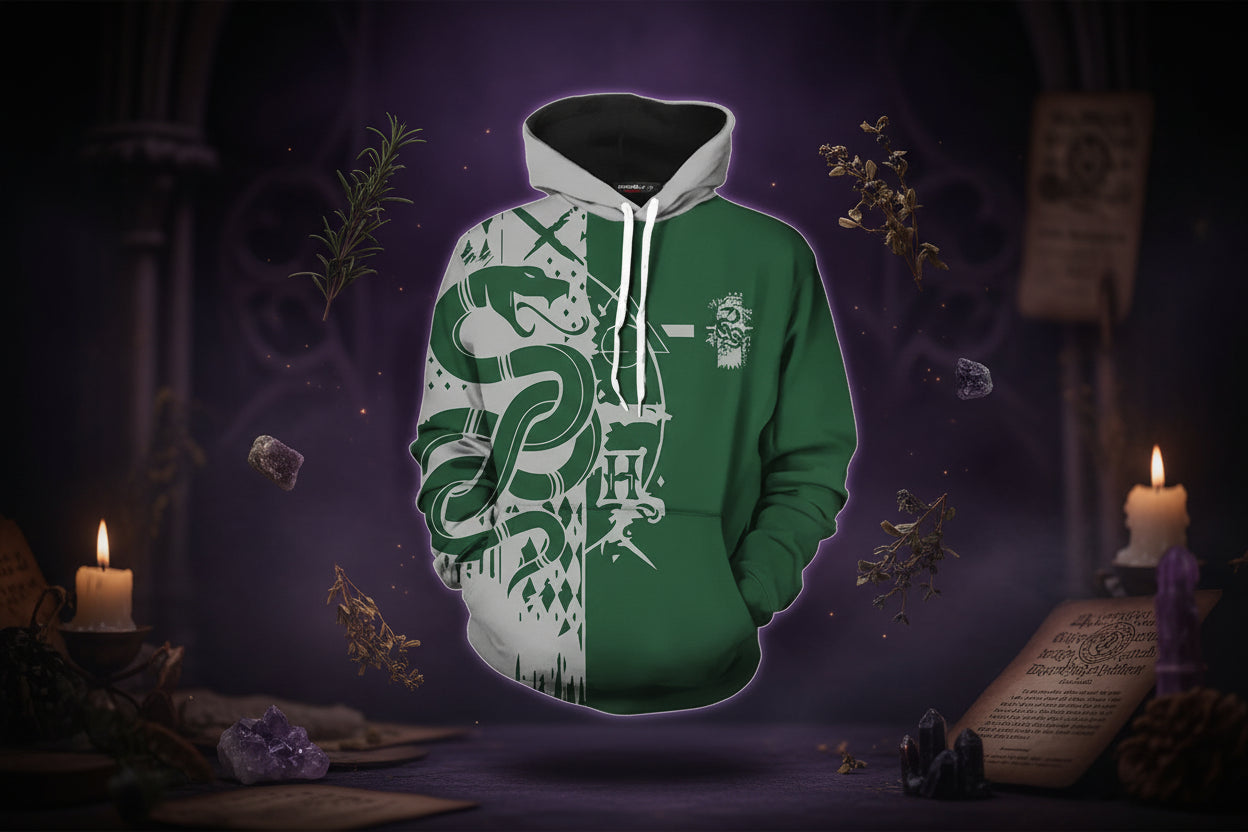 Wizarding Hoodie - Sorceress Sanctuary Red and yellow / XS-Red and yellow / S-Red and yellow / M-Red and yellow / L-Red and yellow / XL