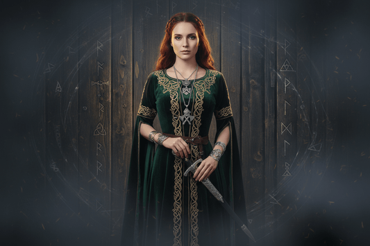 Freya's Wolf Axe Necklace Sorceress Sanctuary