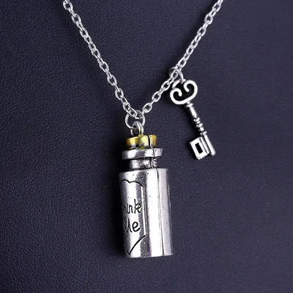 Alice in Wonderland Necklace - Sorceress Sanctuary Mushroom-Key