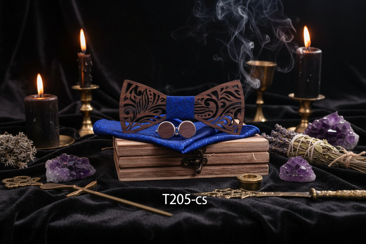 Wooden Bow Tie - Sorceress Sanctuary 1-2-3-4-5