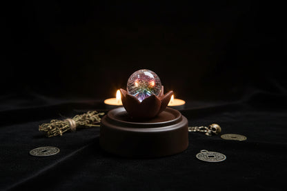 Zisha Lotus Incense - Sorceress Sanctuary Brown-Lotues with 10 cons