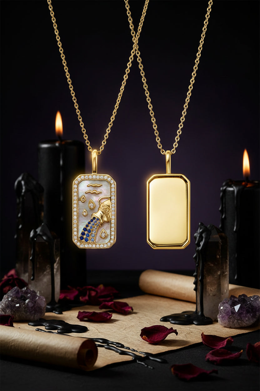 Zodiac Diamond Necklace Sorceress Sanctuary