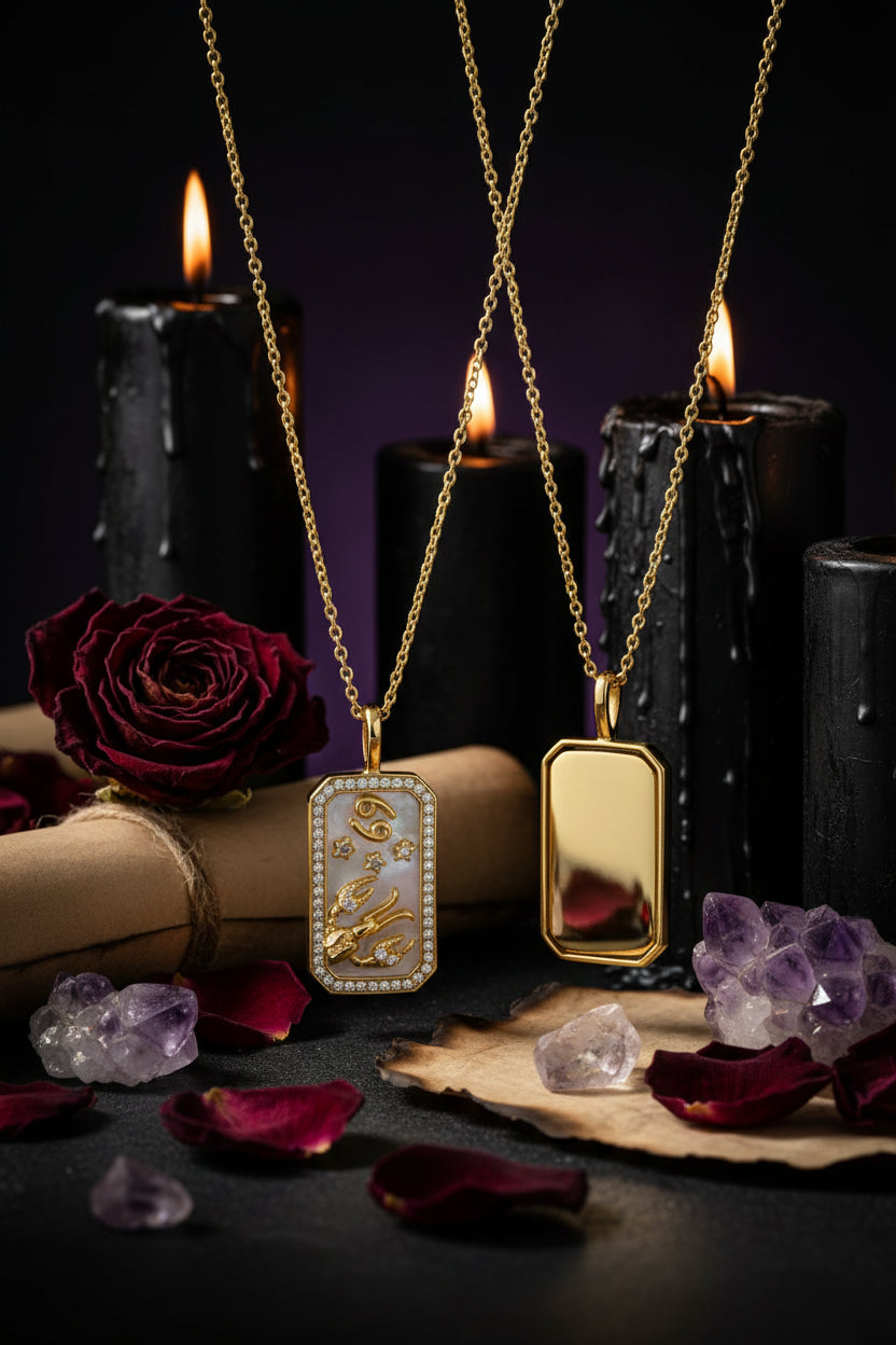 Zodiac Diamond Necklace Sorceress Sanctuary