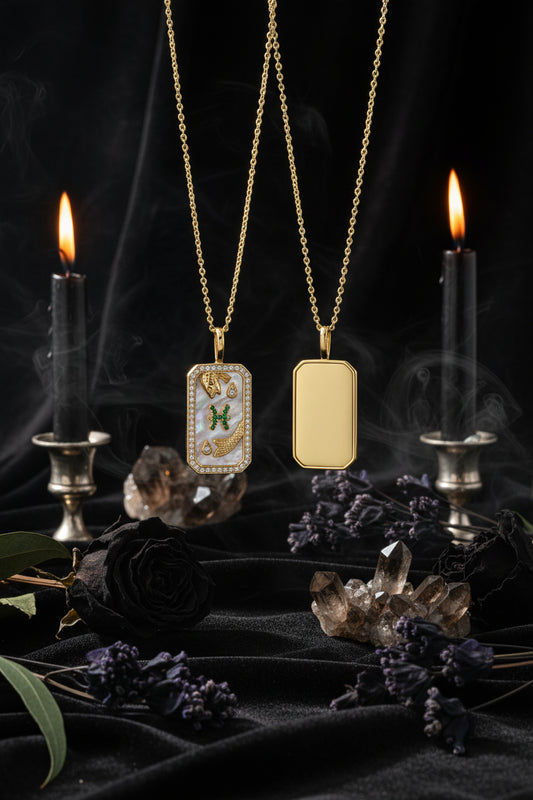 Zodiac Diamond Necklace Sorceress Sanctuary
