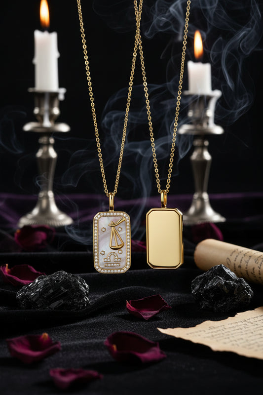 Zodiac Diamond Necklace Sorceress Sanctuary