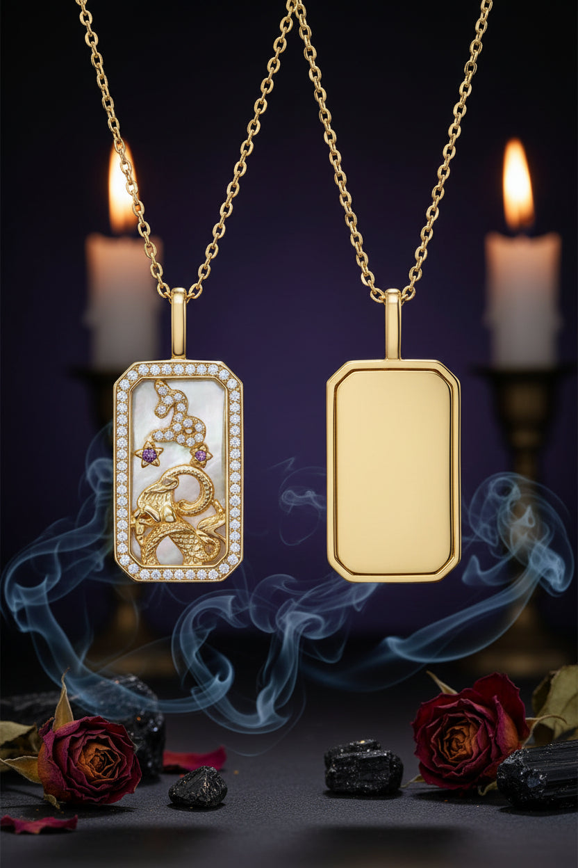Zodiac Diamond Necklace Sorceress Sanctuary