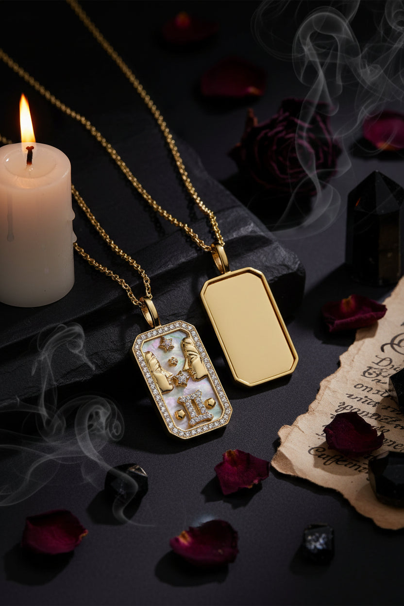 Zodiac Diamond Necklace Sorceress Sanctuary