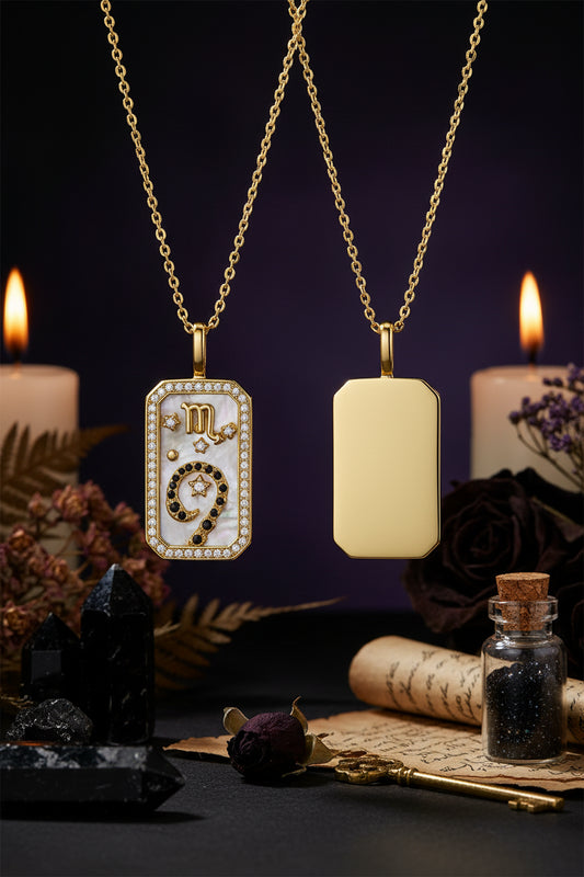 Zodiac Diamond Necklace Sorceress Sanctuary