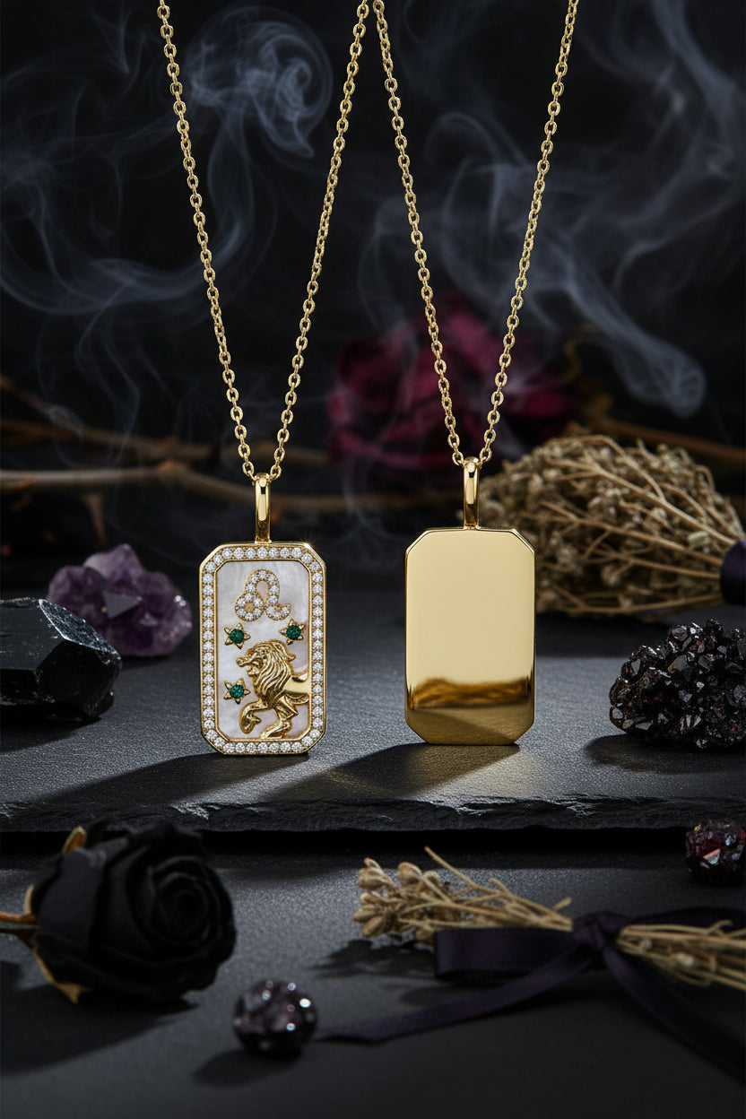 Zodiac Diamond Necklace Sorceress Sanctuary