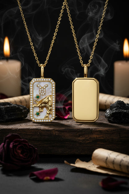 Zodiac Diamond Necklace Sorceress Sanctuary