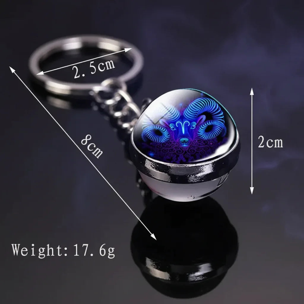 Zodiac Keychain - Sorceress Sanctuary Magic Virgo-Magic Libra-Magic Leo-Magic Scorpio-Magic Taurus