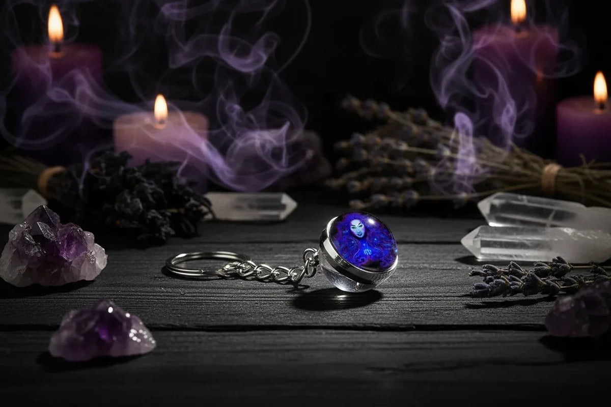 Zodiac Keychain - Sorceress Sanctuary Magic Virgo-Magic Libra-Magic Leo-Magic Scorpio-Magic Taurus