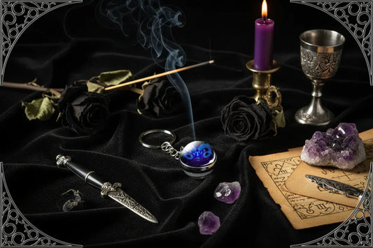 Zodiac Keychain - Sorceress Sanctuary Magic Virgo-Magic Libra-Magic Leo-Magic Scorpio-Magic Taurus