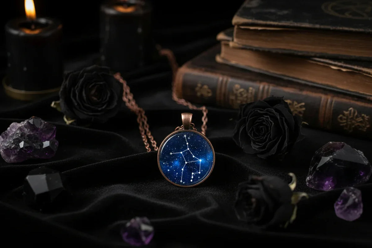 Zodiac Necklace - Sorceress Sanctuary Taurus-Leo-Scorpio-Libra-Capricorn