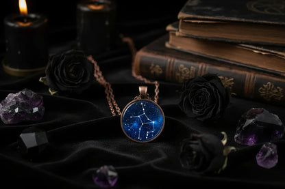 Zodiac Necklace - Sorceress Sanctuary Taurus-Leo-Scorpio-Libra-Capricorn