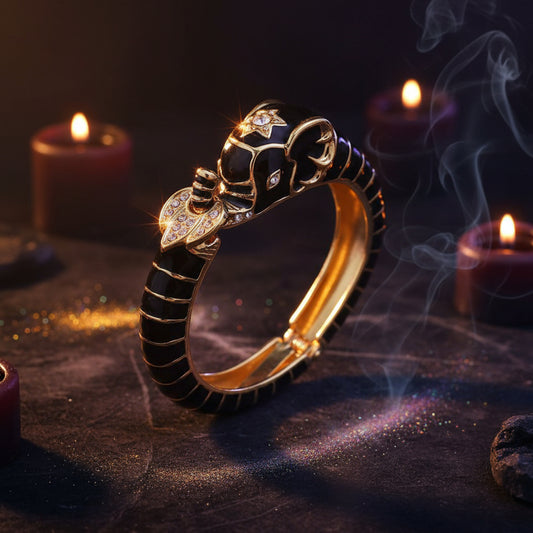 Fashion Alloy Elephant Head Oil Dripping Bracelet Sorceress Sanctuary