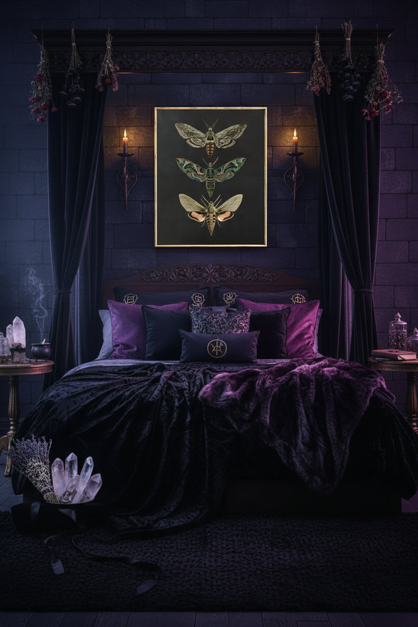 Moth Insect Art, alternate angle