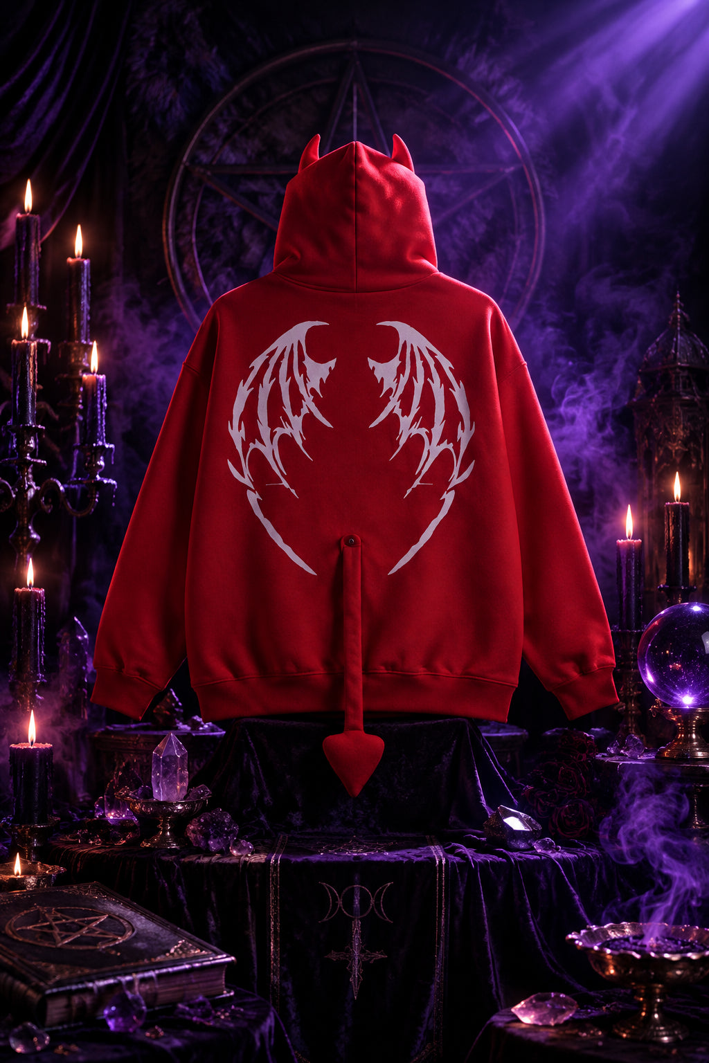 Devilthorn Flare Witch Hoodie, product photo 9