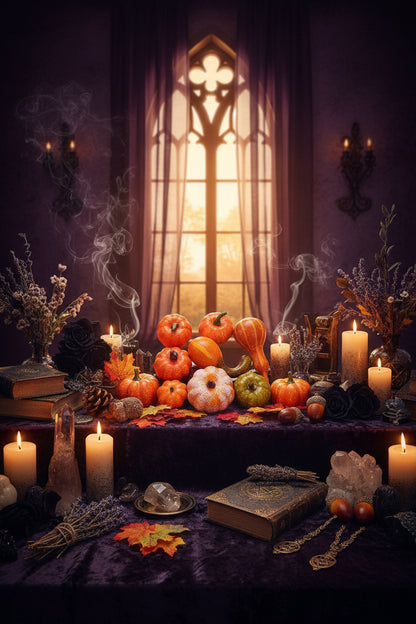 Halloween Foam Pumpkin Decoration Photo Props Set Sorceress Sanctuary