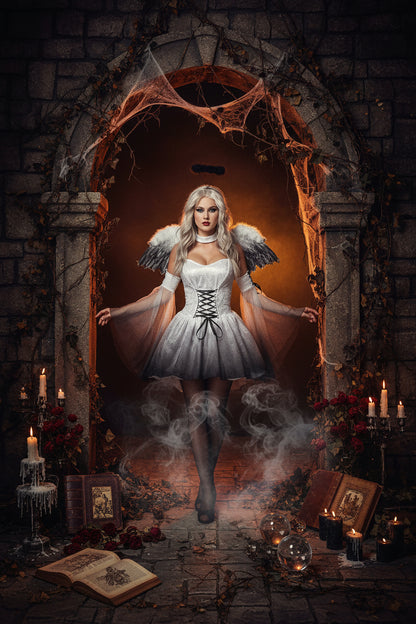 Halloween Costume - Dark Angel, Vampire Bride Outfit Sorceress Sanctuary