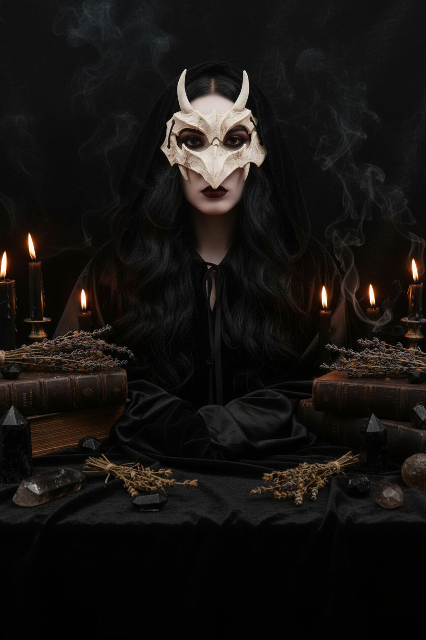 Japanese Writer Costume - Dragon God Mask Props Sorceress Sanctuary