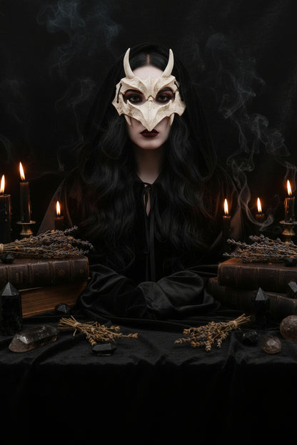Japanese Writer Costume - Dragon God Mask Props Sorceress Sanctuary
