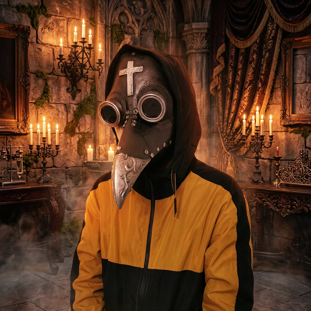 Halloween Plague Doctor Beak Mask - Steampunk Style Sorceress Sanctuary