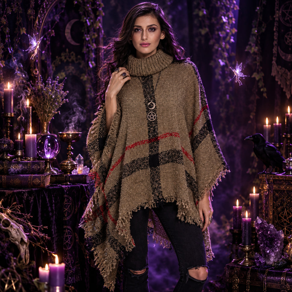 Hedgewitch Fringe Cape, packaging and presentation