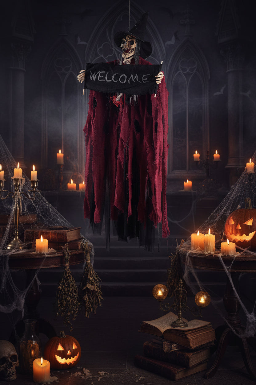 Electric Resin Skull for Halloween Decoration Sorceress Sanctuary