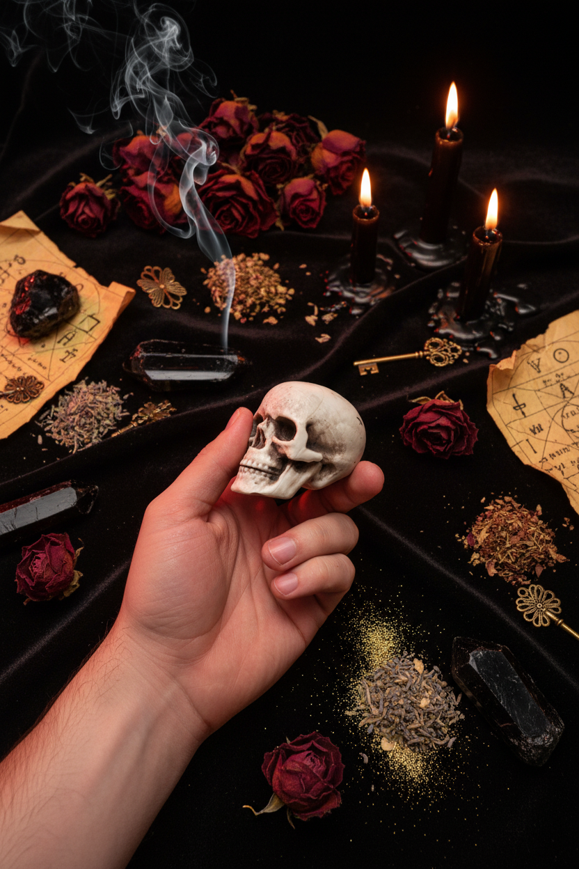 Scary Skull Prop for Haunted House Decoration Sorceress Sanctuary