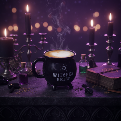 Ceramic Witch Coffee Mug Sorceress Sanctuary