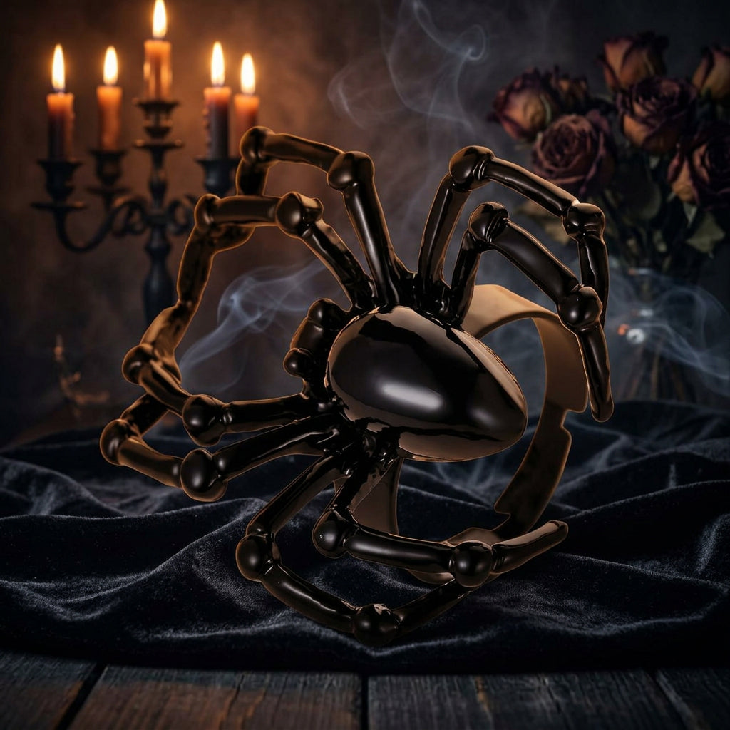 Universal Halloween Trick Spider with Adjustable Ring Sorceress Sanctuary
