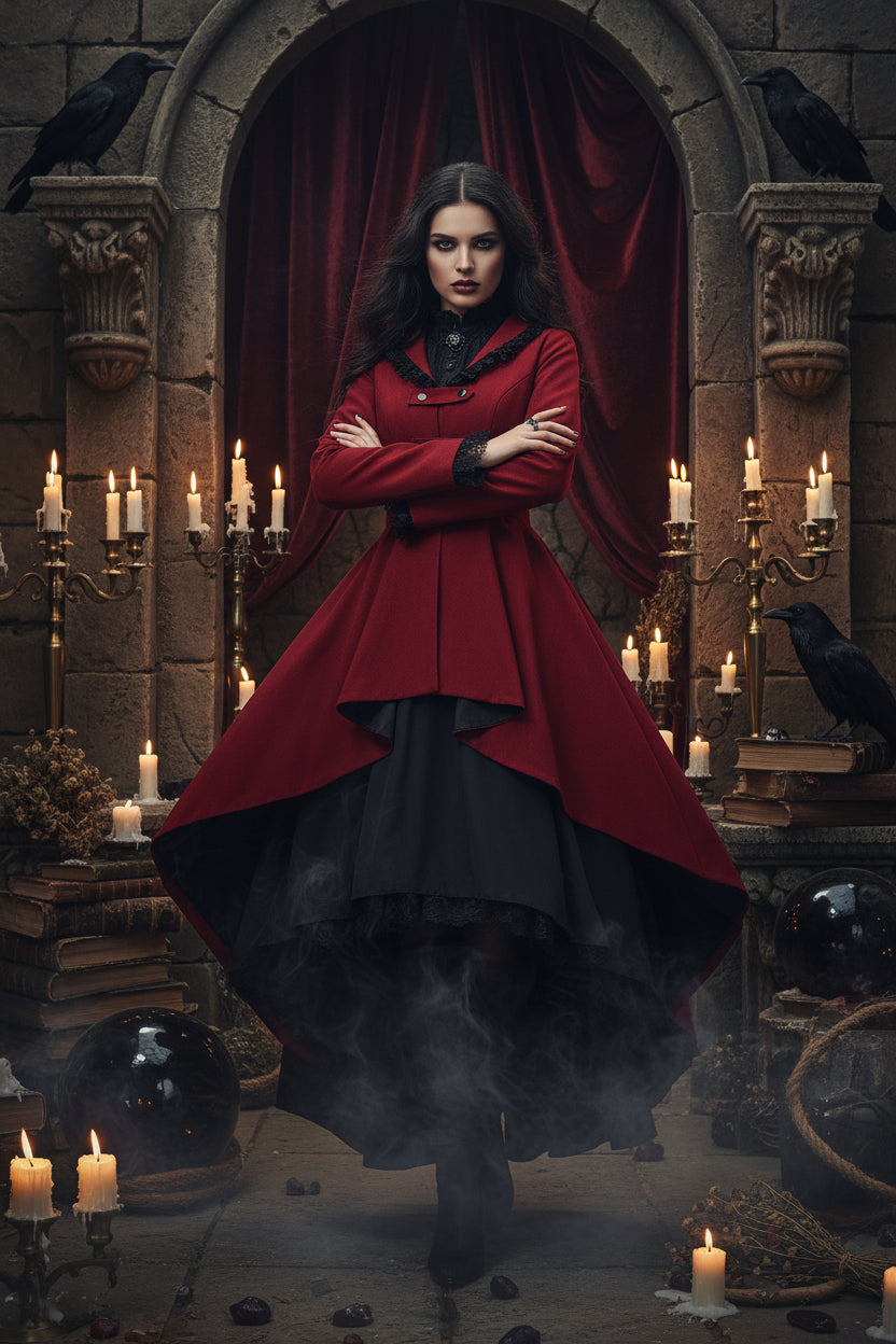 2020 Vintage Long Irregular Hem Tailcoat Jacket Sorceress Sanctuary