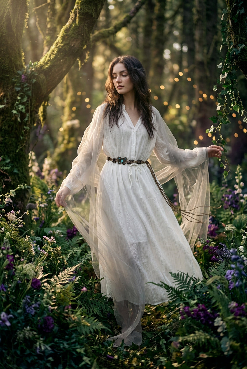 Fae Butterfly Woven Belt, view 3