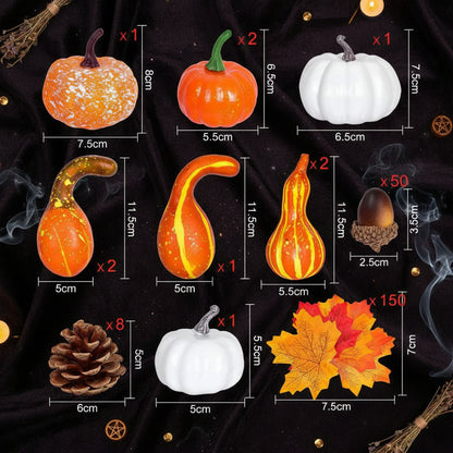Halloween Foam Pumpkin Decoration Photo Props Set Sorceress Sanctuary