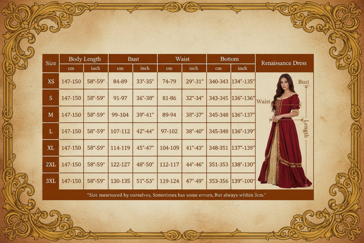Renaissance Ladies Dress Sorceress Sanctuary