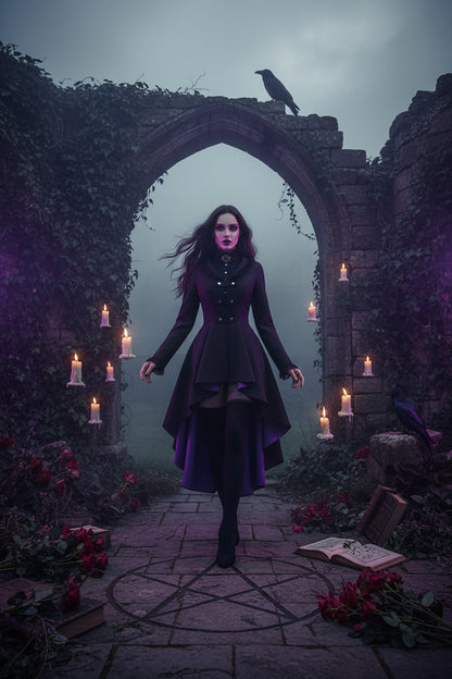 2020 Vintage Long Irregular Hem Tailcoat Jacket Sorceress Sanctuary