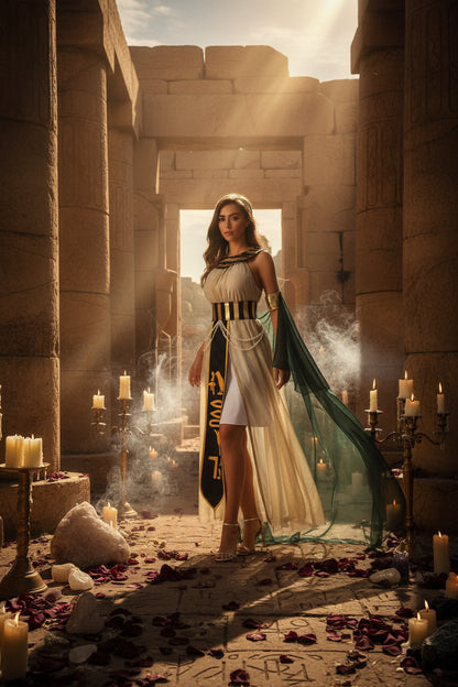 Egyptian Pharaoh Cleopatra Costume for Stage Performance Sorceress Sanctuary