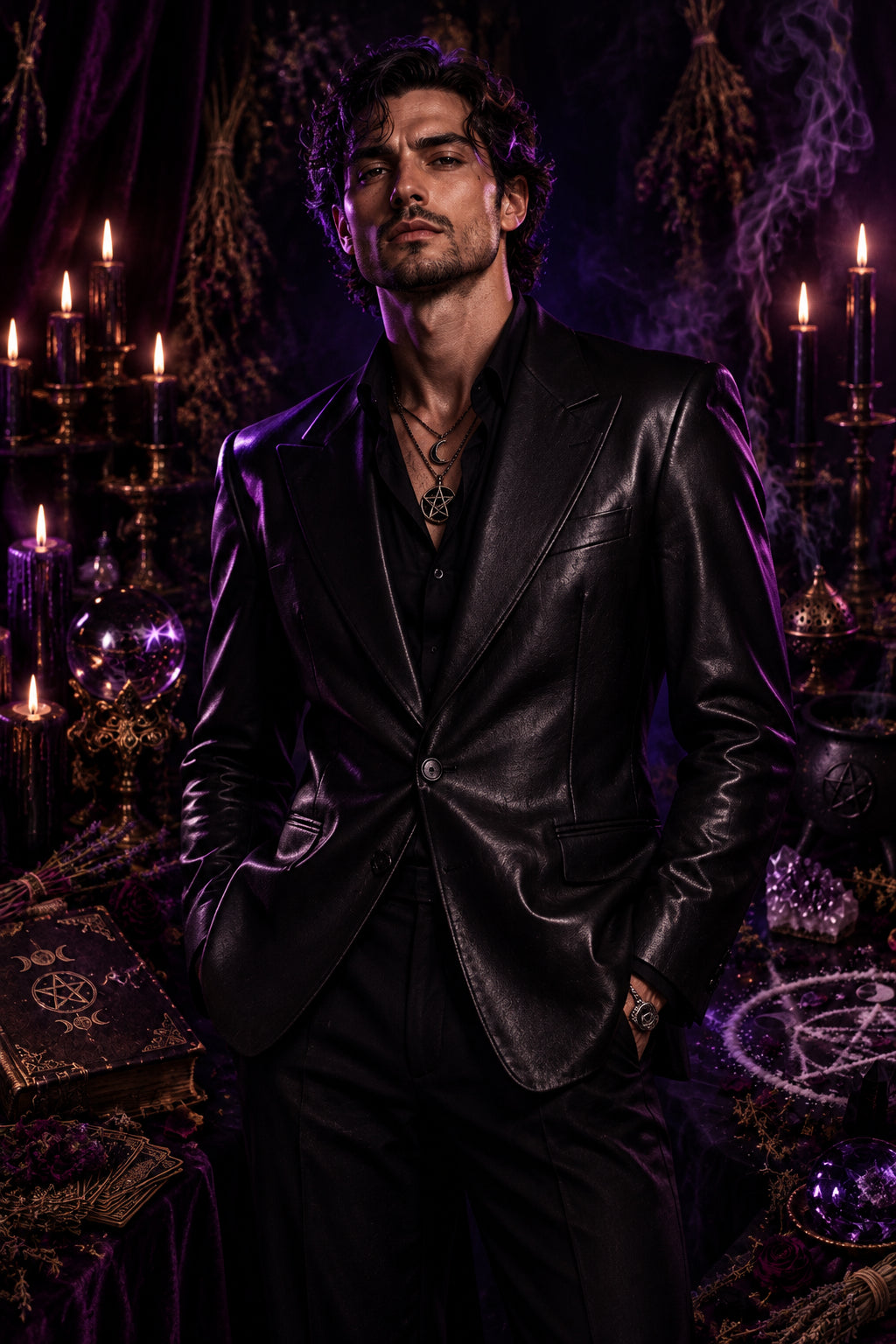 Nightveil Witch Jacket, shown in use