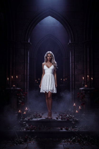 Lace Sleeveless Mermaid Dress Sorceress Sanctuary