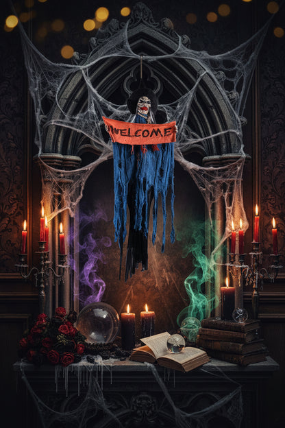 Electric Resin Skull for Halloween Decoration Sorceress Sanctuary